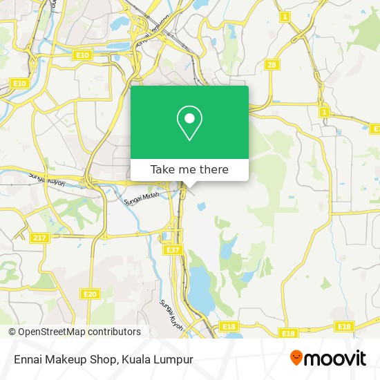 Ennai Makeup Shop map