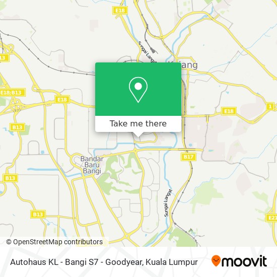 Autohaus KL - Bangi S7 - Goodyear map