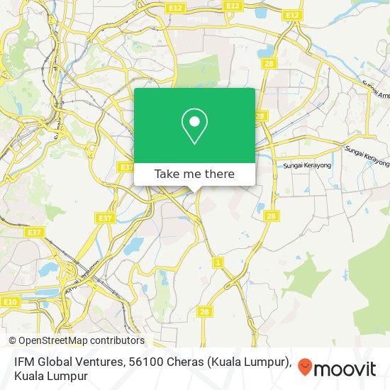 IFM Global Ventures, 56100 Cheras (Kuala Lumpur) map