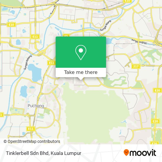 Tinklerbell Sdn Bhd map