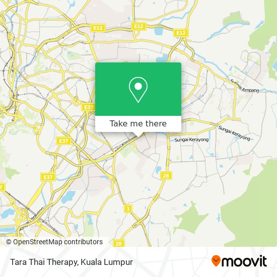 Tara Thai Therapy map