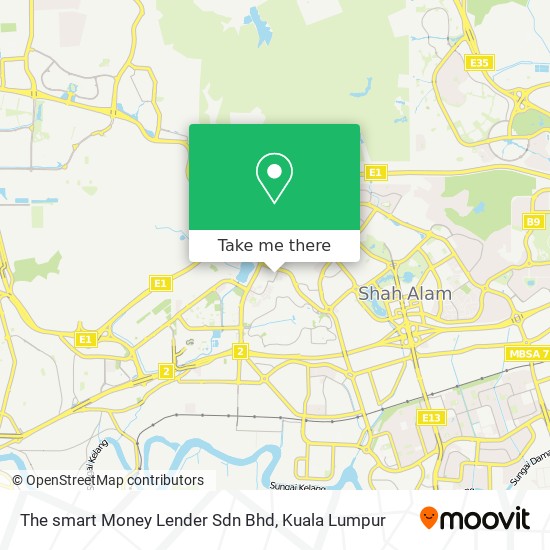 The smart Money Lender Sdn Bhd map