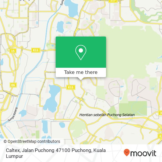 Caltex, Jalan Puchong 47100 Puchong map