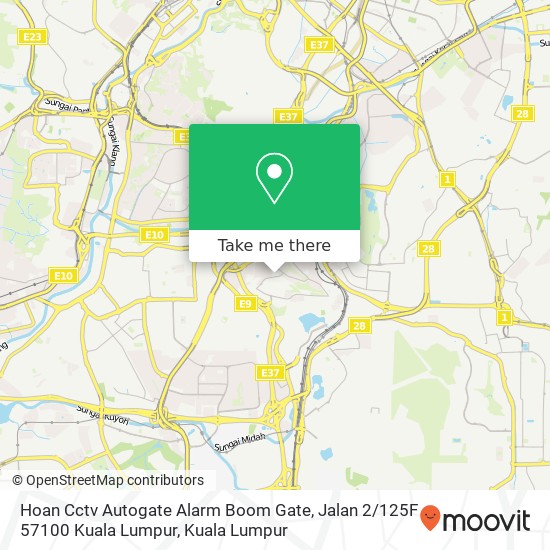 Hoan Cctv Autogate Alarm Boom Gate, Jalan 2 / 125F 57100 Kuala Lumpur map