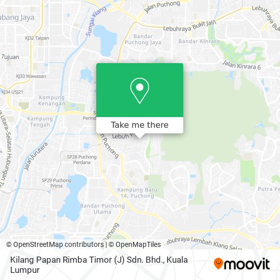 Kilang Papan Rimba Timor (J) Sdn. Bhd. map