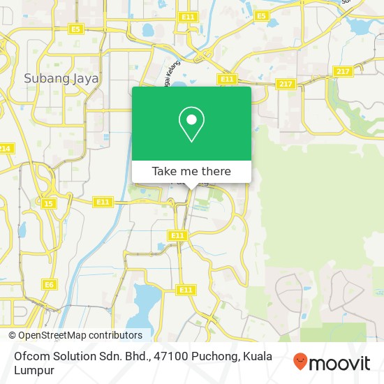 Ofcom Solution Sdn. Bhd., 47100 Puchong map