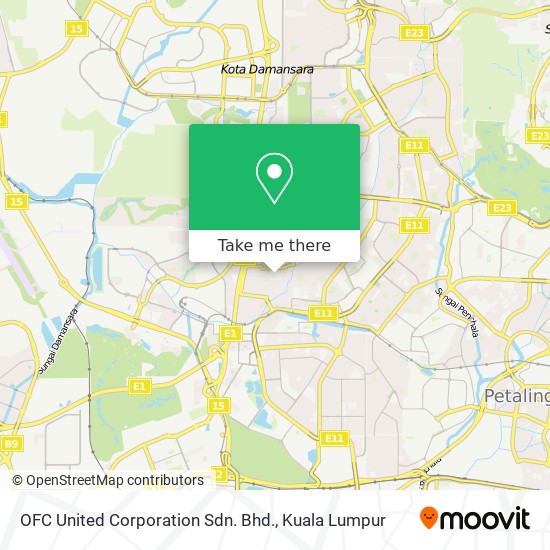 OFC United Corporation Sdn. Bhd. map