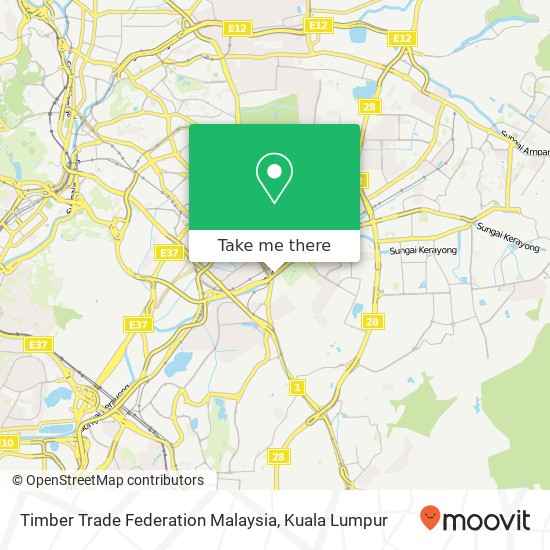 Timber Trade Federation Malaysia map