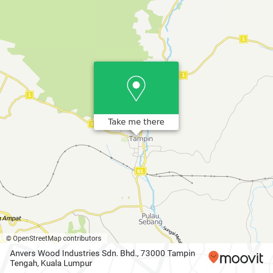 Anvers Wood Industries Sdn. Bhd., 73000 Tampin Tengah map