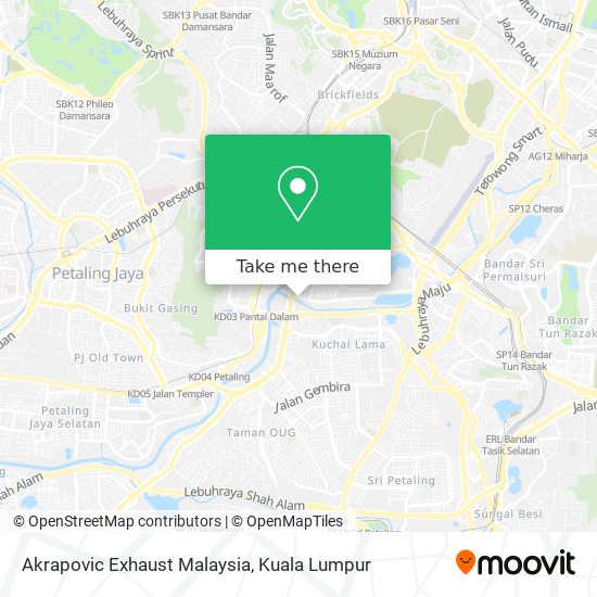 Akrapovic Exhaust Malaysia map