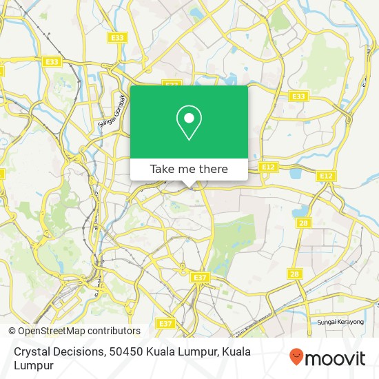 Peta Crystal Decisions, 50450 Kuala Lumpur