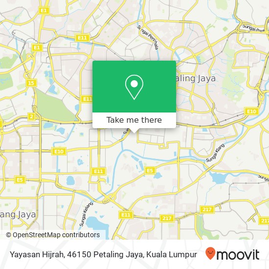 Yayasan Hijrah, 46150 Petaling Jaya map