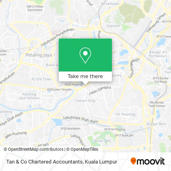 Tan & Co Chartered Accountants map