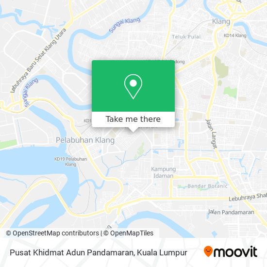 Pusat Khidmat Adun Pandamaran map