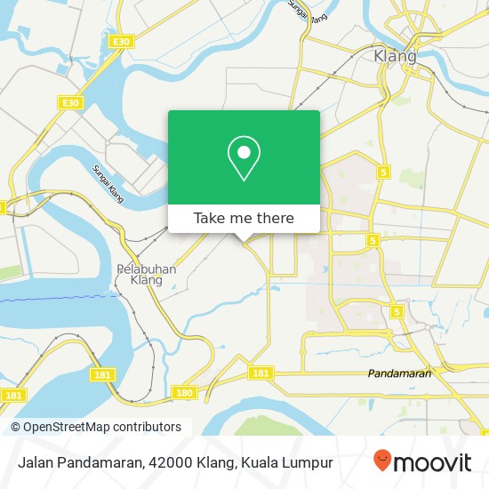 Jalan Pandamaran, 42000 Klang map