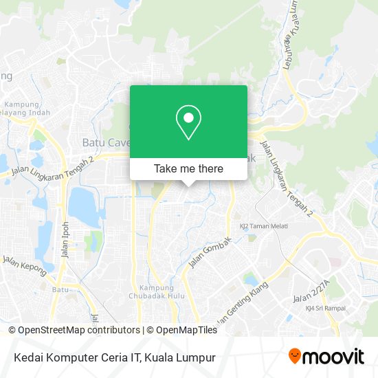 Peta Kedai Komputer Ceria IT