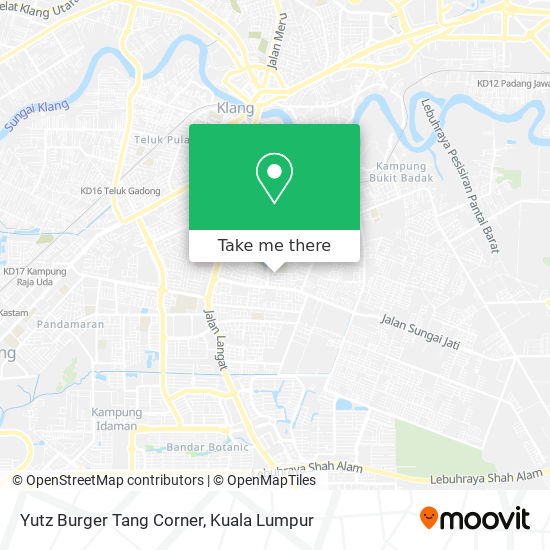 Yutz Burger Tang Corner map