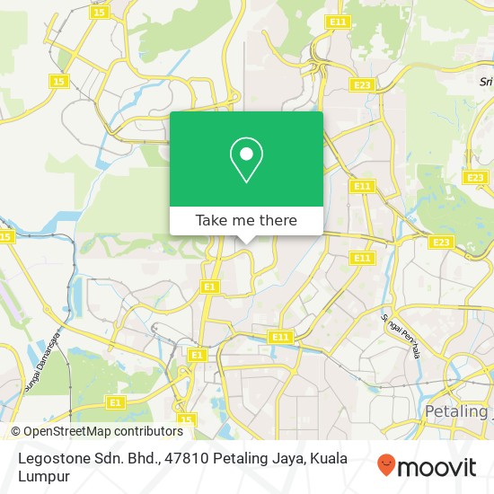 Legostone Sdn. Bhd., 47810 Petaling Jaya map