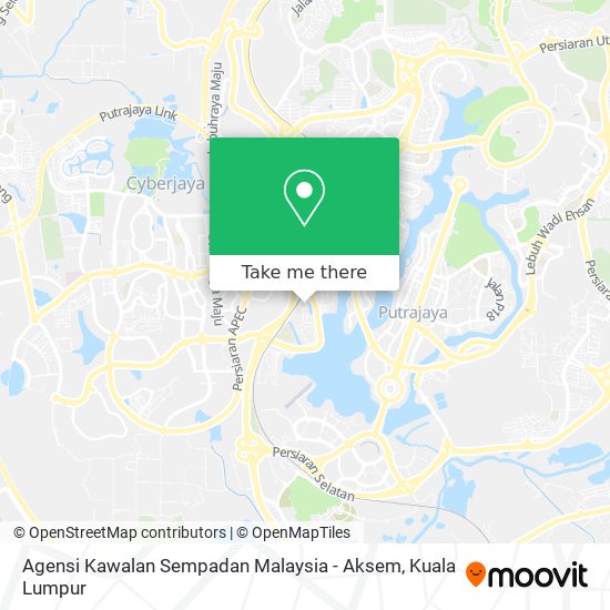 Agensi Kawalan Sempadan Malaysia - Aksem map