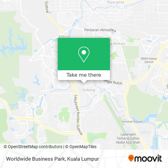 Worldwide Business Park map