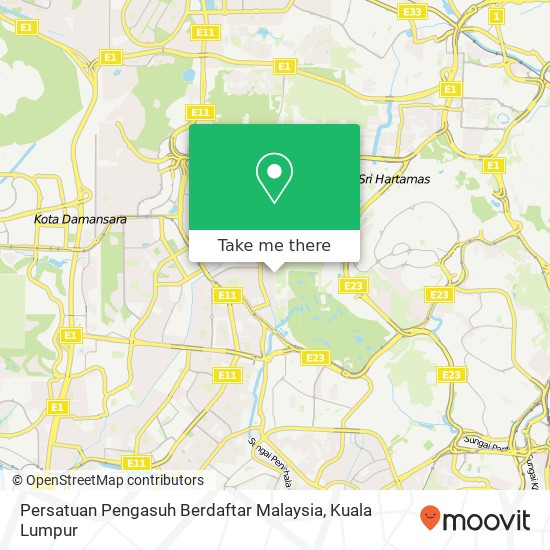 Persatuan Pengasuh Berdaftar Malaysia map