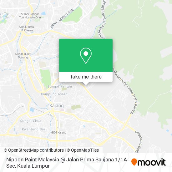 Nippon Paint Malaysia @ Jalan Prima Saujana 1 / 1A Sec map