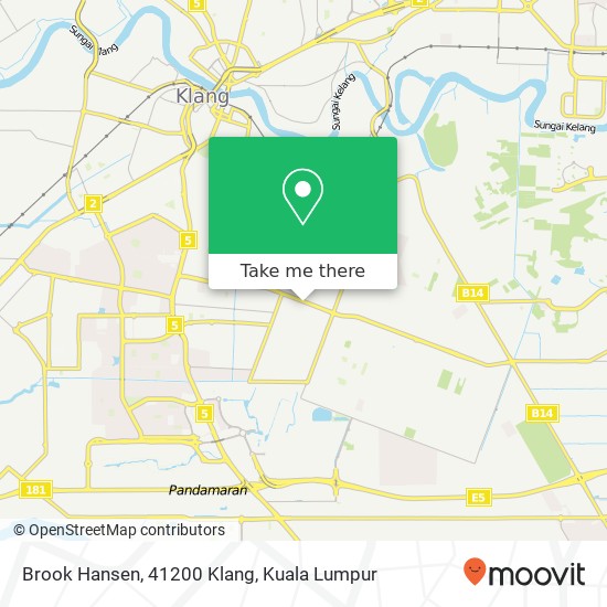 Brook Hansen, 41200 Klang map