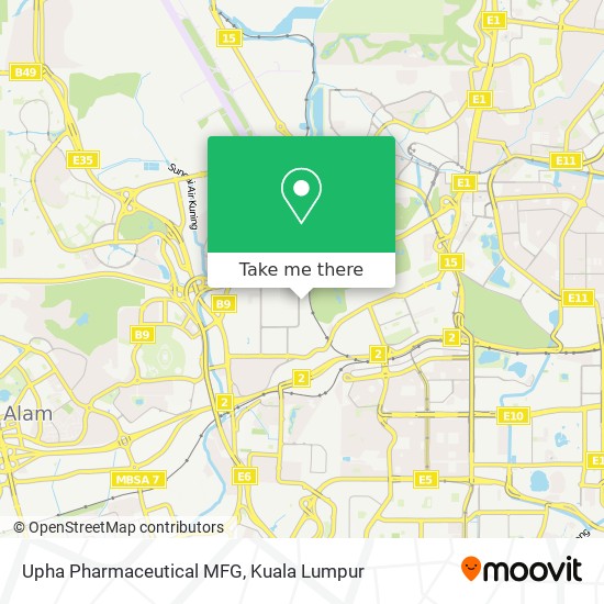 Upha Pharmaceutical MFG map