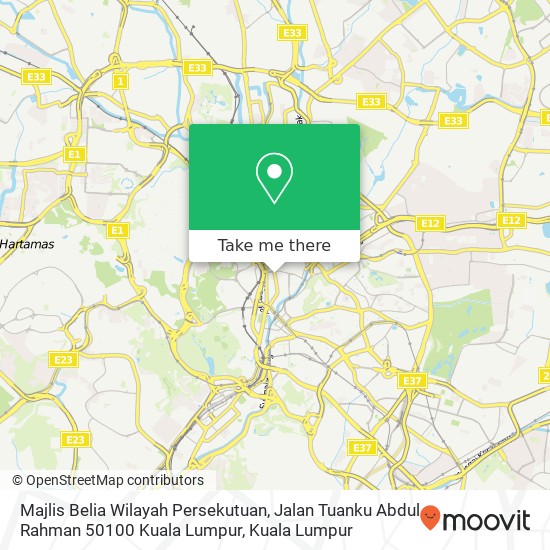 Majlis Belia Wilayah Persekutuan, Jalan Tuanku Abdul Rahman 50100 Kuala Lumpur map