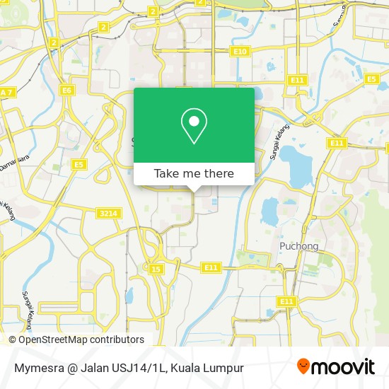 Mymesra @ Jalan USJ14/1L map