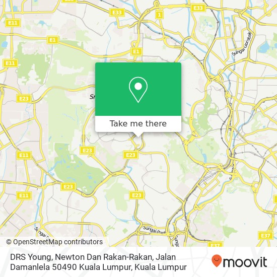 DRS Young, Newton Dan Rakan-Rakan, Jalan Damanlela 50490 Kuala Lumpur map