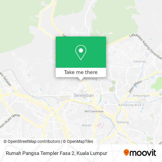 Rumah Pangsa Templer Fasa 2 map