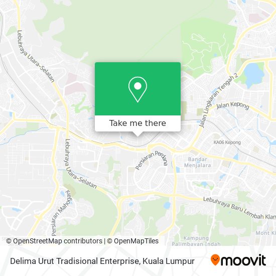 Delima Urut Tradisional Enterprise map
