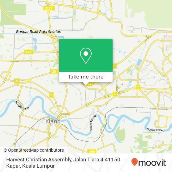 Harvest Christian Assembly, Jalan Tiara 4 41150 Kapar map