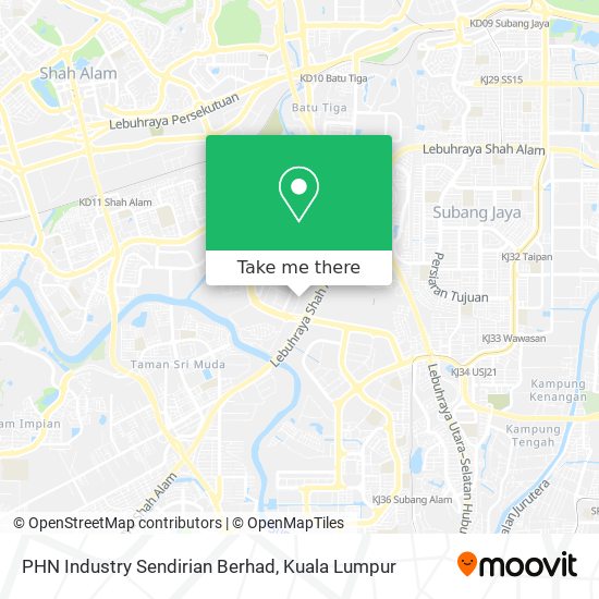 PHN Industry Sendirian Berhad map