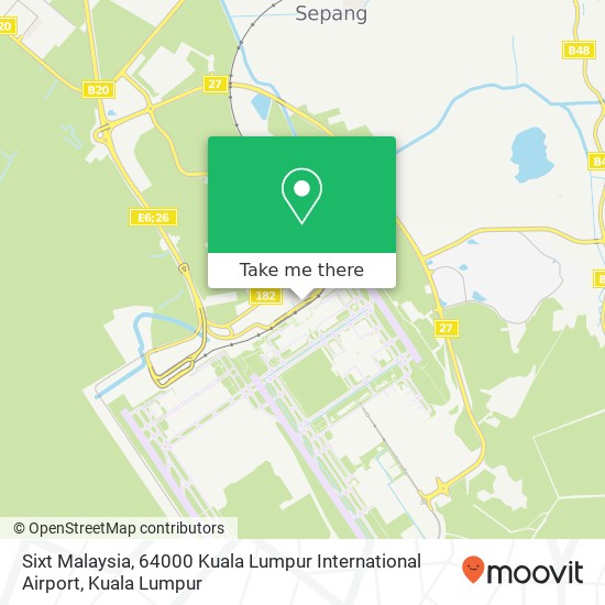 Sixt Malaysia, 64000 Kuala Lumpur International Airport map