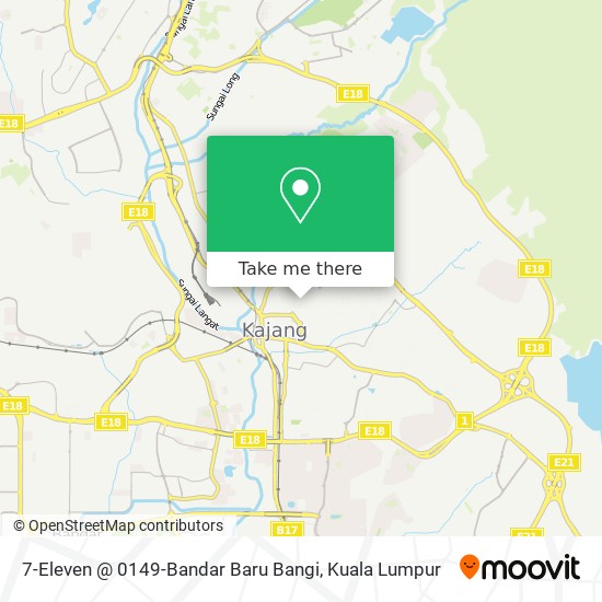 7-Eleven @ 0149-Bandar Baru Bangi map