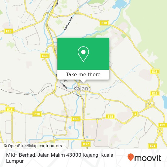 MKH Berhad, Jalan Malim 43000 Kajang map