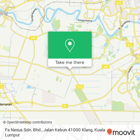 Peta Fa Nexus Sdn. Bhd., Jalan Kebun 41000 Klang