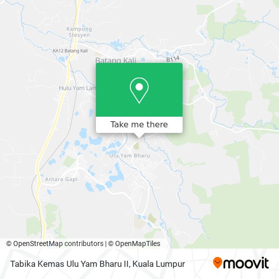 Tabika Kemas Ulu Yam Bharu II map