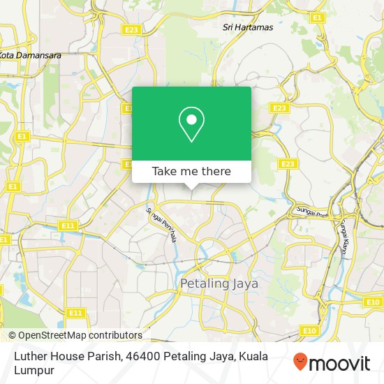 Luther House Parish, 46400 Petaling Jaya map