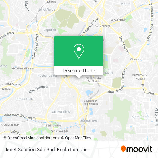 Isnet Solution Sdn Bhd map