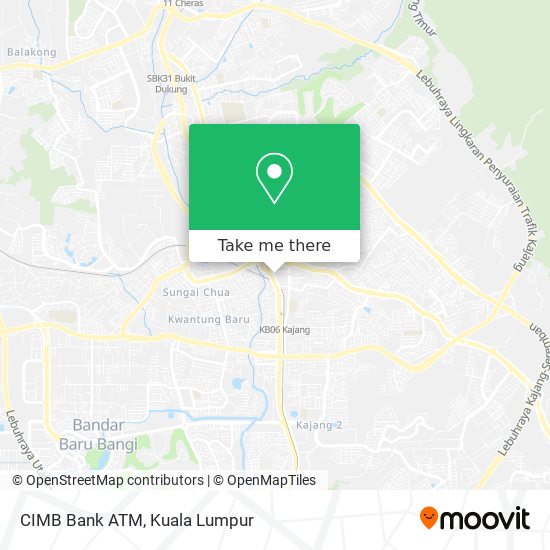 CIMB Bank ATM map