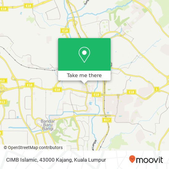 CIMB Islamic, 43000 Kajang map