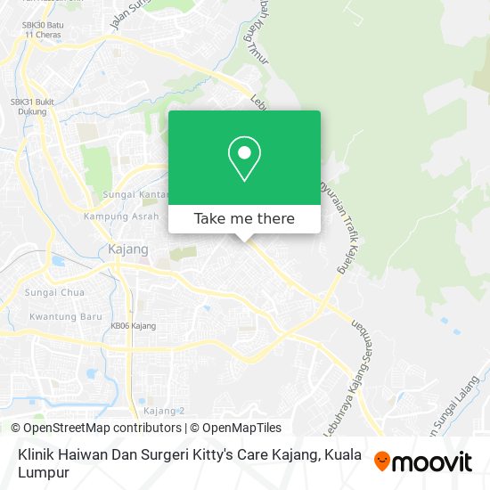 Klinik Haiwan Dan Surgeri Kitty's Care Kajang map