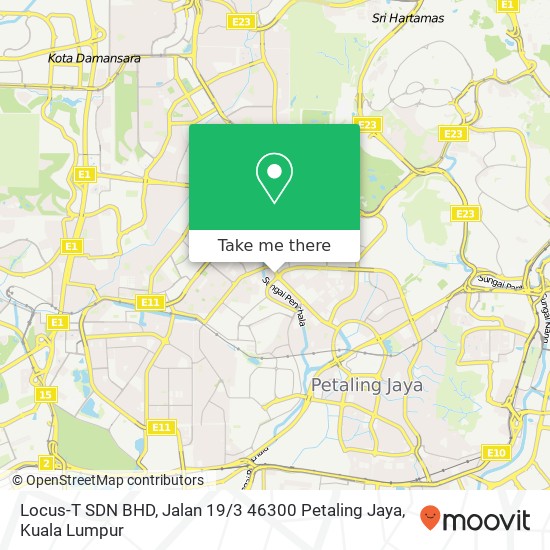 Locus-T SDN BHD, Jalan 19 / 3 46300 Petaling Jaya map