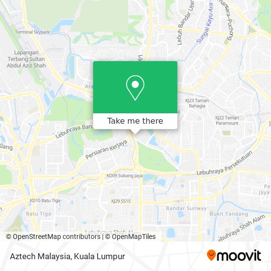 Aztech Malaysia map