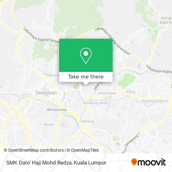 SMK Dato' Haji Mohd Redza map