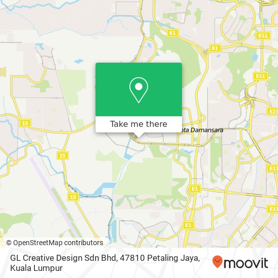 GL Creative Design Sdn Bhd, 47810 Petaling Jaya map