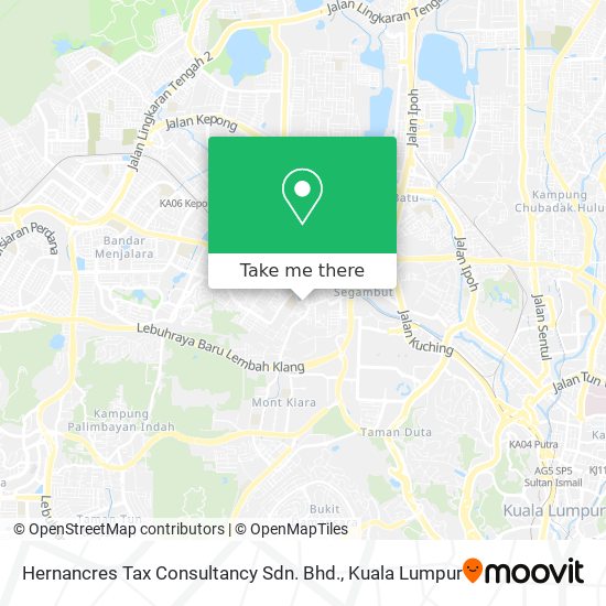 Hernancres Tax Consultancy Sdn. Bhd. map
